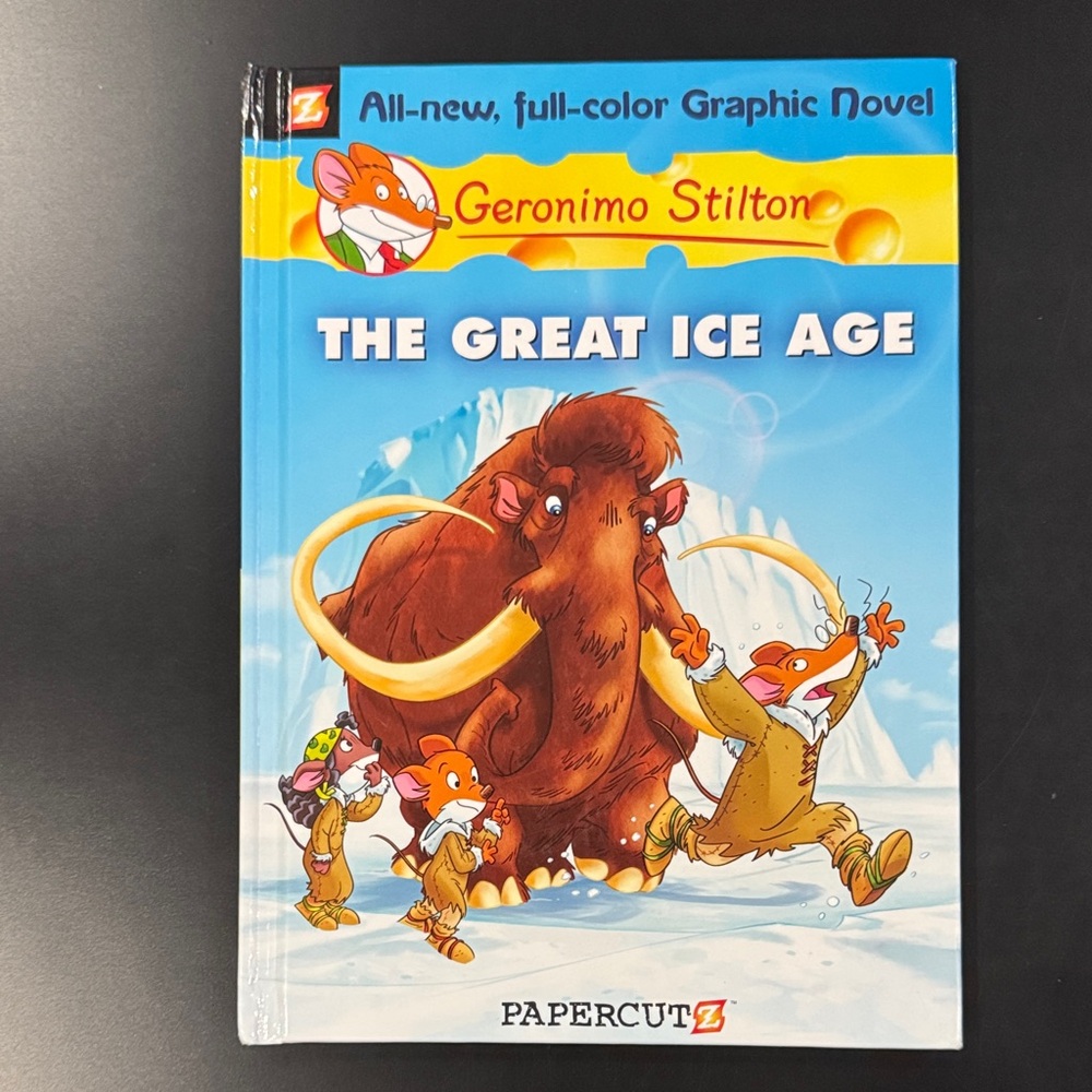 Geronimo Stilton Graphic Novel #5: The Great Ice Age - Hardcover Papercutz Novel